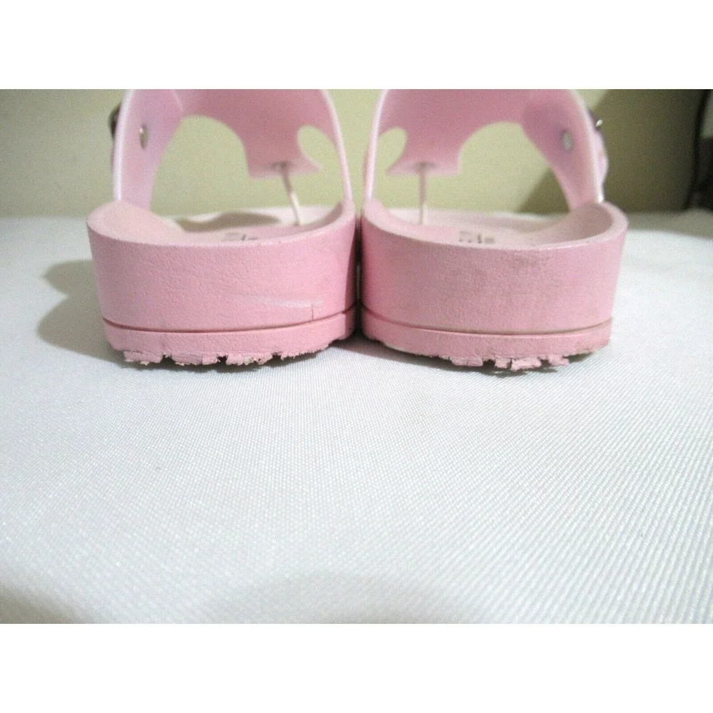 Capelli New York Youth Girl's Pink Rubber Buckle Sandals Size 33
